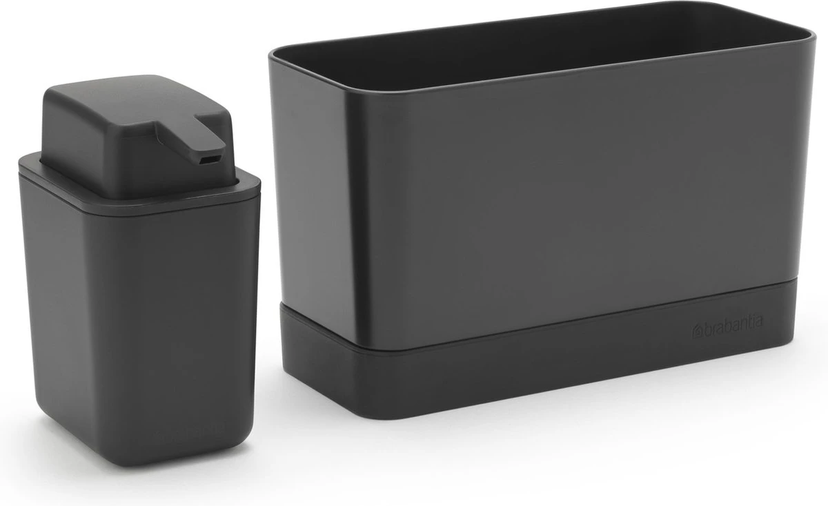 Brabantia SinkSide Aanrecht Organizer - Set 2-delig - Dark Grey 9 Brabantia SinkSide Aanrecht Organizer - Set 2-delig - Dark Grey - Afbeelding 7