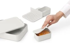 Brabantia Make & Take Bento Lunchbox Incl Bentobox - Large - Kunststof - Light Grey -Brabantia 1200x744