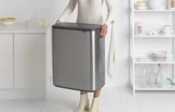 Brabantia Bo Touch Bin Prullenbak - 2 X 30 L - Matt Steel Fingerprint Proof -Brabantia 1200x766 14