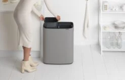 Brabantia Bo Touch Bin Prullenbak - 2 X 30 L - Mineral Concrete Grey -Brabantia 1200x766 16