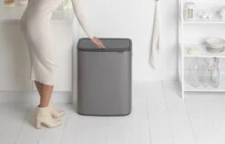 Brabantia Bo Touch Bin Prullenbak - 2 X 30 L - Platinum -Brabantia 1200x766 9