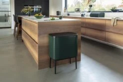 Brabantia Afvalemmer Bo Touch Bin Pine Green, 11 + 23 L -Brabantia 1200x799 30