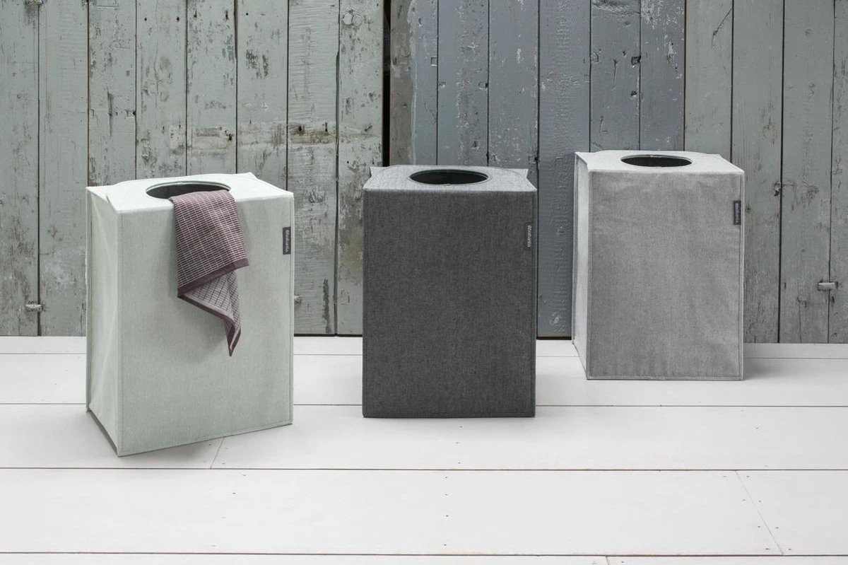 Brabantia Wasmand Met Deksel - 55 L - Pepper Black 10 Brabantia Wasmand Met Deksel - 55 L - Pepper Black - Afbeelding 8