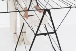 Brabantia HangOn Droogrek Inklapbaar - 15 Meter - Matt Black -Brabantia 1200x800 127