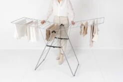 Brabantia HangOn Droogrek Inklapbaar - 25 Meter - Metallic Grey -Brabantia 1200x800 169