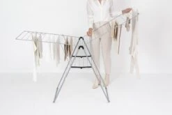 Brabantia HangOn Droogrek Inklapbaar - 25 Meter - Metallic Grey -Brabantia 1200x800 171