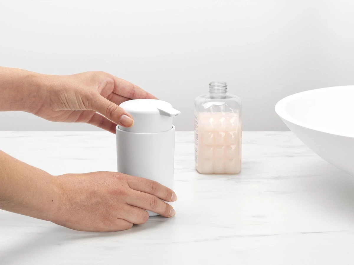Brabantia ReNew Zeepdispenser - 250 Ml - White 5 Brabantia ReNew Zeepdispenser - 250 Ml - White - Afbeelding 3
