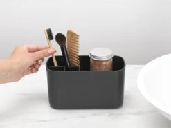 Brabantia ReNew Tandenborstelhouder - 11 X 19,6 X 9,9 Cm - Dark Grey -Brabantia 1200x900 12