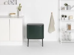 Brabantia Afvalemmer Bo Touch Bin Pine Green, 11 + 23 L -Brabantia 1200x901 1