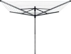 Brabantia Lift-O-Matic Droogmolen Met Grondanker - 50 M - Metallic Grey -Brabantia 1200x905 1