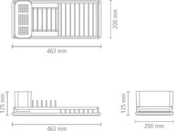 Brabantia SinkSide Afdruiprek Compact - Mid Grey -Brabantia 1200x906