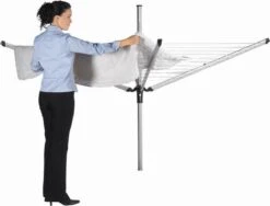 Brabantia Lift-O-Matic Droogmolen Met Grondanker En Beschermhoes - 60 M - Metallic Grey 32 Brabantia Lift-O-Matic Droogmolen Met Grondanker En Beschermhoes - 60 M - Metallic Grey -Brabantia 1200x913