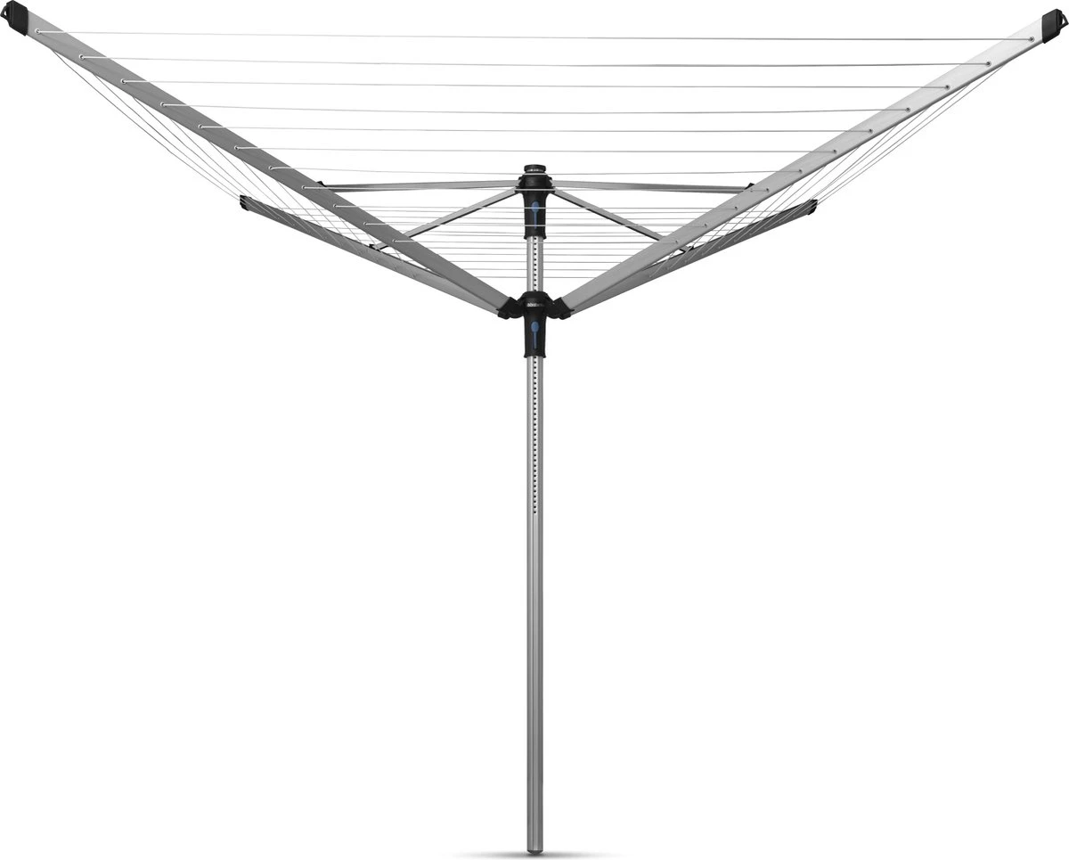 Brabantia Lift-O-Matic Advance Droogmolen Met Kunststof Betonanker, Beschermhoes En Wasknijpertasje - 60 M - Metallic Grey 15 Brabantia Lift-O-Matic Advance Droogmolen Met Kunststof Betonanker, Beschermhoes En Wasknijpertasje - 60 M - Metallic Grey - Afbeelding 13