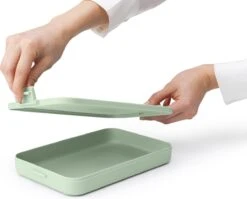 Brabantia Make & Take Lunchbox - Plat - Kunststof - Jade Green 20 Brabantia Make & Take Lunchbox - Plat - Kunststof - Jade Green -Brabantia 1200x969 2