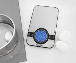 Brabantia Profile Keukenweegschaal - Rechthoekig - Met Kookwekker - RVS 25 Brabantia Profile Keukenweegschaal - Rechthoekig - Met Kookwekker - RVS -Brabantia 1200x997