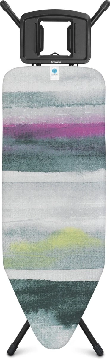 Brabantia Strijkplank C - Met Strijkijzerhouder - 124 X 45 Cm - Morning Breeze 3 Brabantia Strijkplank C - Met Strijkijzerhouder - 124 X 45 Cm - Morning Breeze