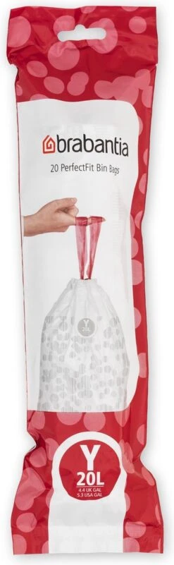 Brabantia PerfectFit Vuilniszakken - 20 L - Code Y - 6 Rollen X 20 Stuks -Brabantia 370x1200