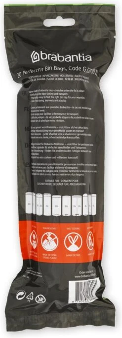 Brabantia PerfectFit Vuilniszakken - 23 - 30 L - Code G - 6 Rollen X 20 Stuks 14 Brabantia PerfectFit Vuilniszakken - 23 - 30 L - Code G - 6 Rollen X 20 Stuks -Brabantia 433x1200 2