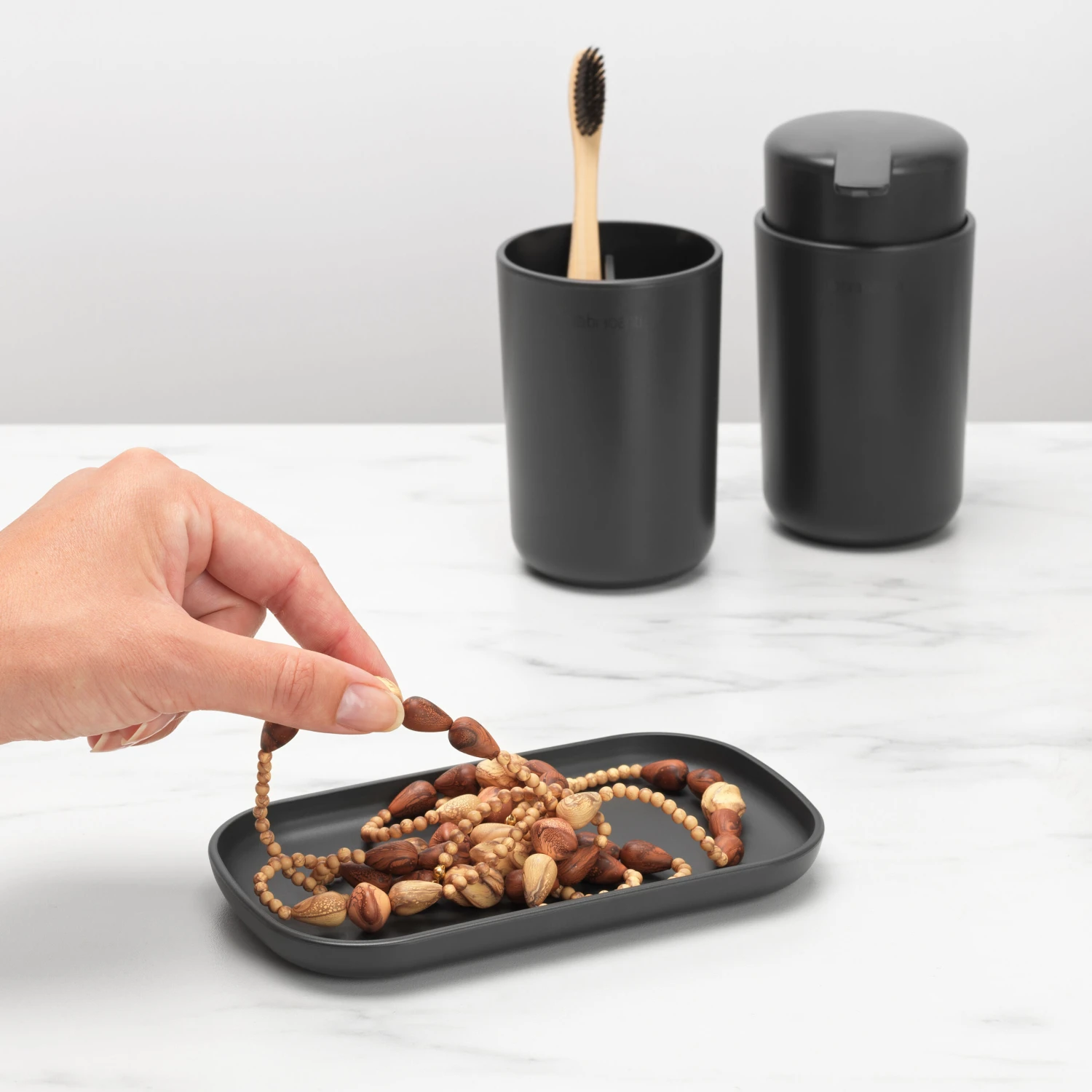 Brabantia ReNew Badkameraccessoireset 3-delig 4 Brabantia ReNew Badkameraccessoireset 3-delig - Afbeelding 2