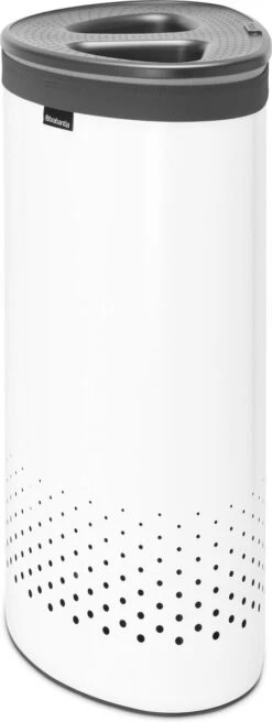 Brabantia Wasmand Met Deksel - 55 L - White / Dark Grey Kunststof Deksel 19 Brabantia Wasmand Met Deksel - 55 L - White / Dark Grey Kunststof Deksel -Brabantia 452x1200 2