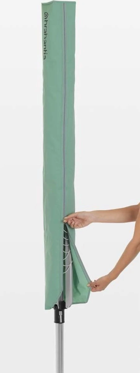 Brabantia Lift-O-Matic Droogmolen Met Grondanker En Beschermhoes - 60 M - Metallic Grey 4 Brabantia Lift-O-Matic Droogmolen Met Grondanker En Beschermhoes - 60 M - Metallic Grey - Afbeelding 2