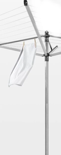 Brabantia Lift-O-Matic Droogmolen Met Grondanker - 40 M - Zilvergrijs -Brabantia 472x1200 2