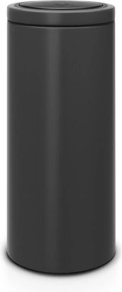 Brabantia Touch Bin Flat Top 30L - Infinite Grey - Met Speciale Structuurlak - Special Edition -Brabantia 502x1200