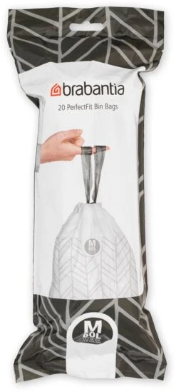 Brabantia PerfectFit 60 Liter Vuilniszakken Code M - 20 Zakken