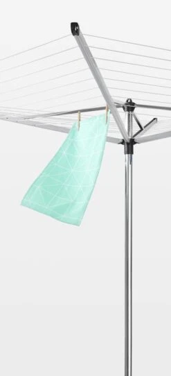 Brabantia Topspinner Droogmolen Met Bodemhuls - 40 M - Metallic Grey -Brabantia 547x1200 1