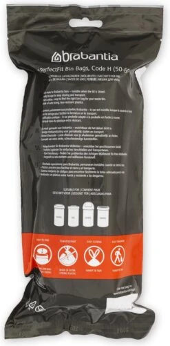 Brabantia PerfectFit Vuilniszakken - 50 - 60 L - Code H - 6 Rollen X 20 Stuks -Brabantia 592x1200 1