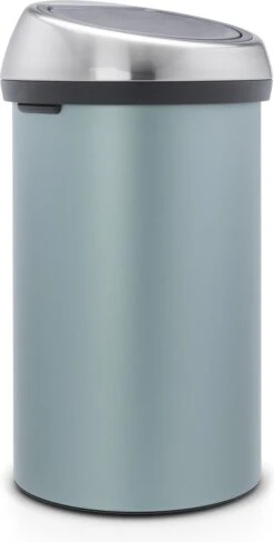 Brabantia Touch Bin Prullenbak - 60 L - Metallic Mint / Matt Steel Fingerprint Proof Deksel -Brabantia 608x1200