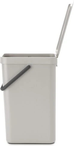 Brabantia Sort & Go Prullenbak - 16 L - Mid Grey -Brabantia 613x1200