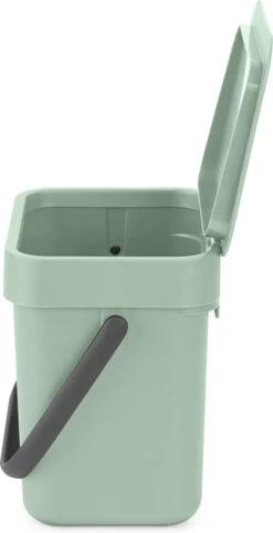 Brabantia Sort & Go Aanrecht Afvalbakje - 3 L - Jade Green -Brabantia 615x1200