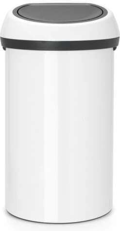 Brabantia Touch Bin Prullenbak - 60 L - White