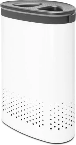 Brabantia Wasmand Met Deksel - 55 L - White / Dark Grey Kunststof Deksel 16 Brabantia Wasmand Met Deksel - 55 L - White / Dark Grey Kunststof Deksel -Brabantia 634x1200 1