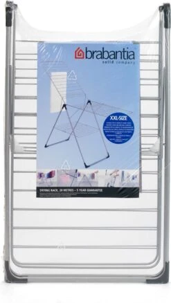 Brabantia Droogrek Inklapbaar T Model - 20 M - Metallic Grey -Brabantia 677x1200