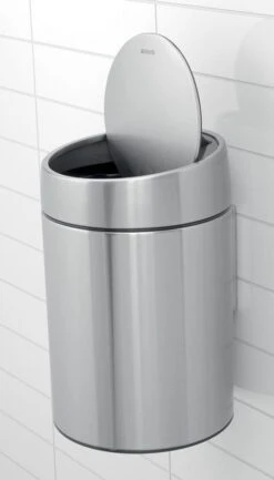 Brabantia Slide Bin Prullenbak - 5 L - Matt Black -Brabantia 685x1200