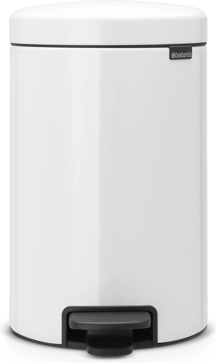 Brabantia NewIcon Prullenbak - 12 L - White 3 Brabantia NewIcon Prullenbak - 12 L - White