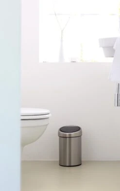 Brabantia Touch Bin Prullenbak - 3 L - Matt Steel -Brabantia 755x1200 1