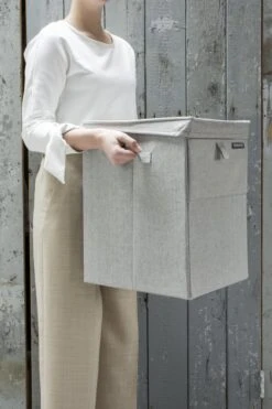 Brabantia Wasmand Met Deksel - Stapelbaar - 35 L - Grey -Brabantia 799x1200 100
