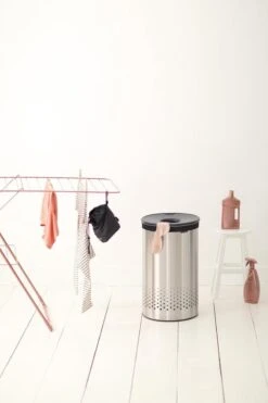 Brabantia Wasmand - 60 L - Matt Steel Met Kunststof Deksel -Brabantia 799x1200 167