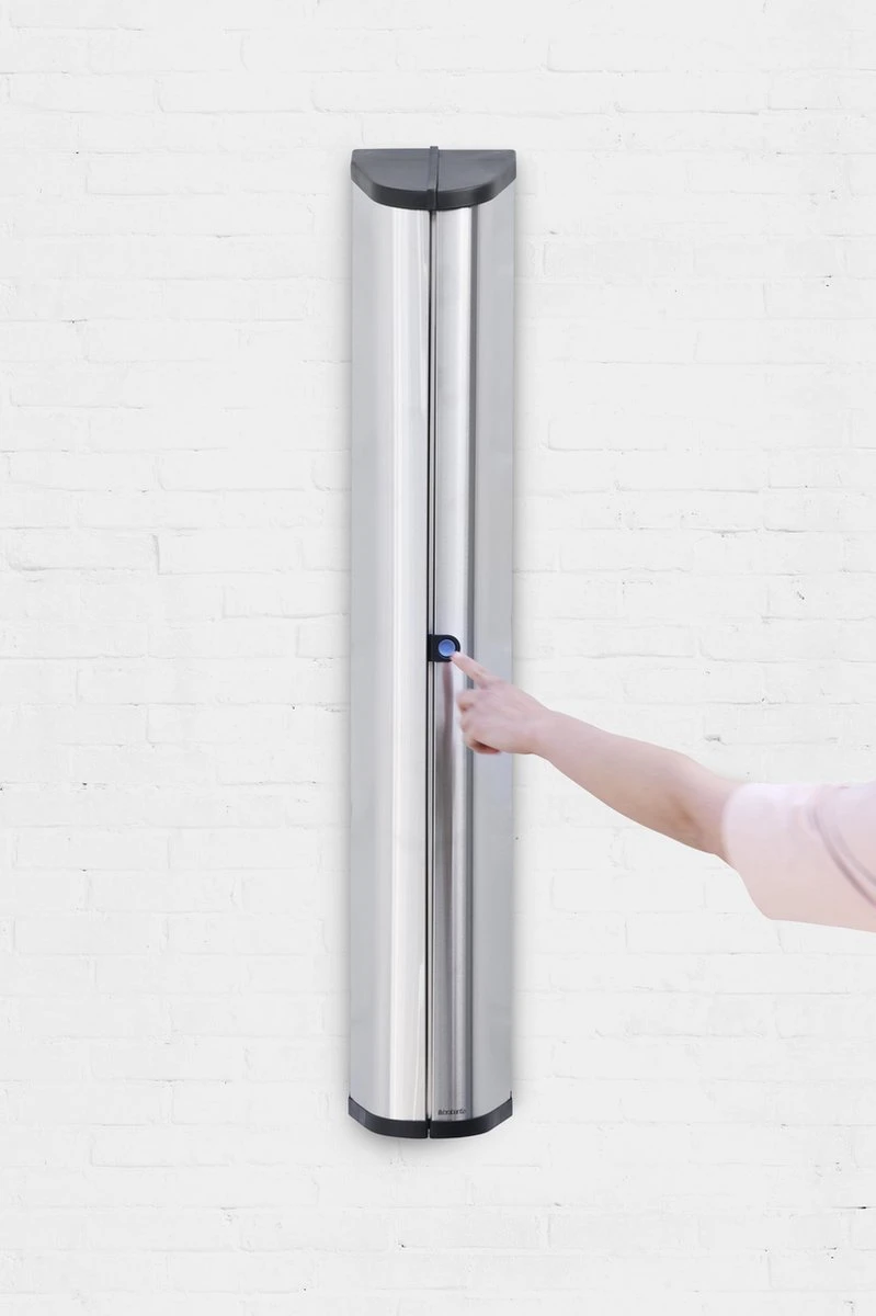 Brabantia WallFix Wanddroger - Met Opberg-/Beschermbox - 24 M - Metallic Grey 6 Brabantia WallFix Wanddroger - Met Opberg-/Beschermbox - 24 M - Metallic Grey - Afbeelding 4