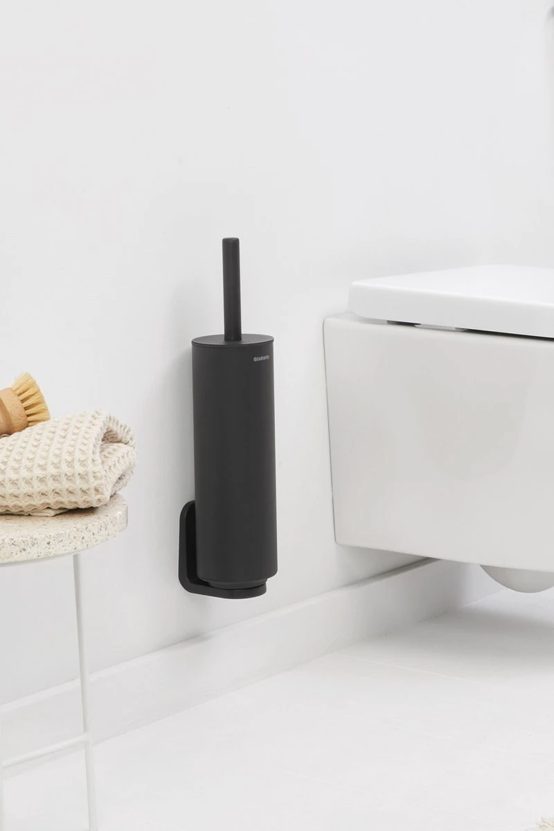 Brabantia MindSet WC Borstel Siliconen Met Houder - Mineral Infinite Grey 11 Brabantia MindSet WC Borstel Siliconen Met Houder - Mineral Infinite Grey - Afbeelding 9