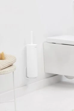 Brabantia MindSet WC Borstel Siliconen Met Houder - Mineral Fresh White -Brabantia 800x1200 23