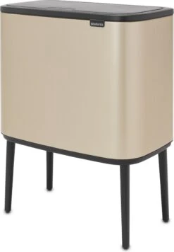 Brabantia Afvalemmer Bo Touch Bin Champagnekleur, 11 + 23 L -Brabantia 832x1200