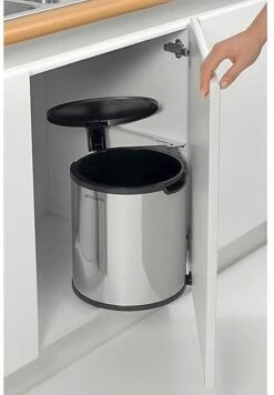 Brabantia Built-in-Bin Prullenbak - 15 L - Brilliant Steel -Brabantia 833x1200 5