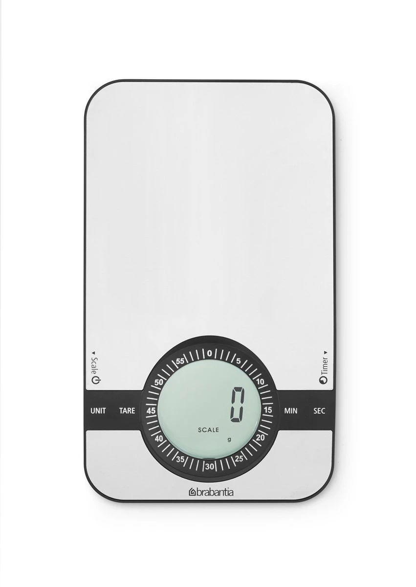 Brabantia Profile Keukenweegschaal - Rechthoekig - Met Kookwekker - RVS 15 Brabantia Profile Keukenweegschaal - Rechthoekig - Met Kookwekker - RVS - Afbeelding 13