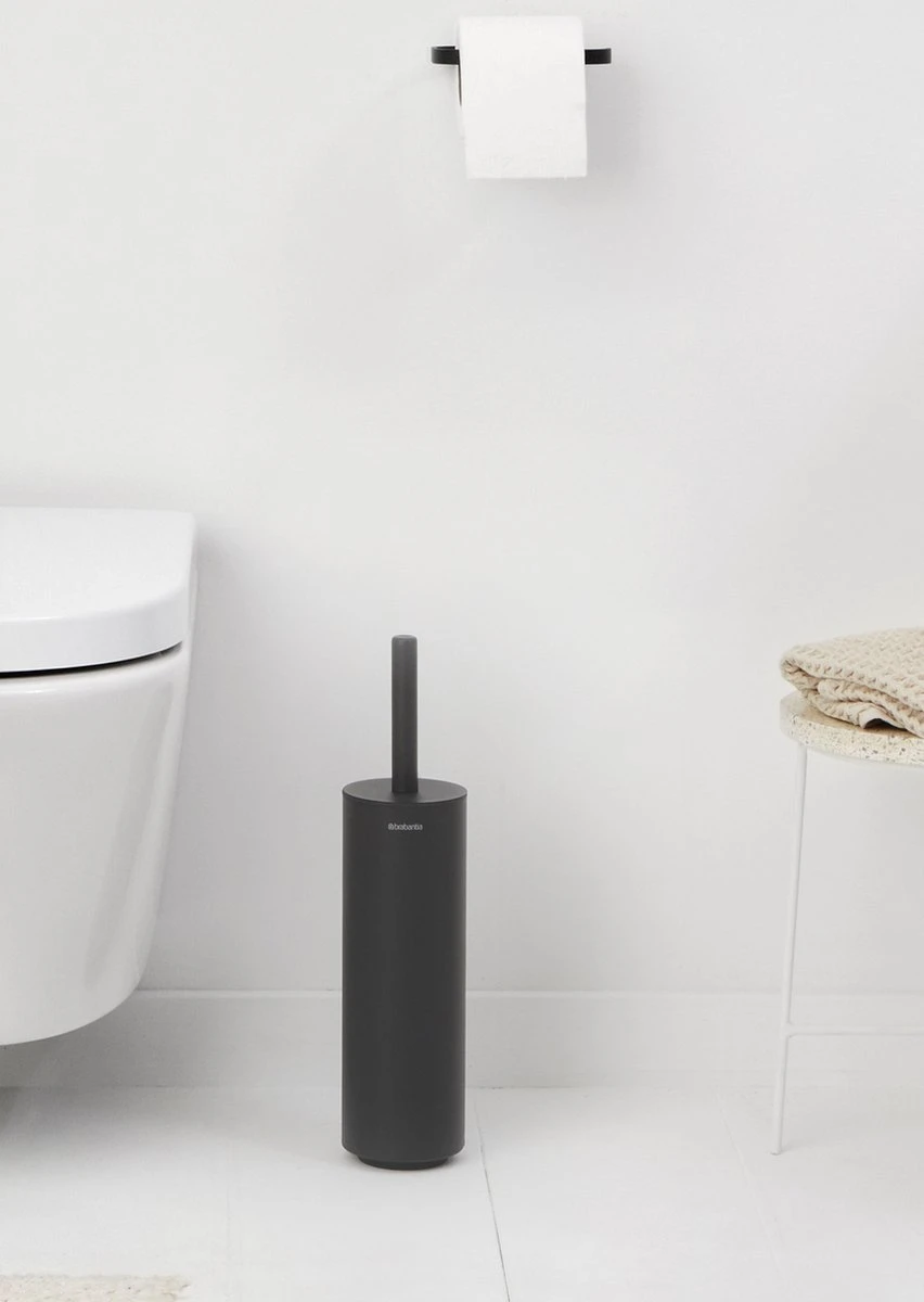 Brabantia MindSet WC Borstel Siliconen Met Houder - Mineral Infinite Grey 10 Brabantia MindSet WC Borstel Siliconen Met Houder - Mineral Infinite Grey - Afbeelding 8