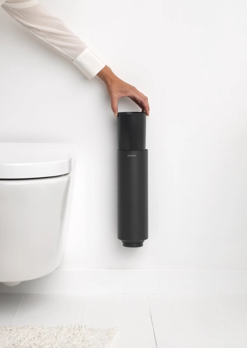 Brabantia MindSet WC Borstel Siliconen Met Houder - Mineral Infinite Grey 8 Brabantia MindSet WC Borstel Siliconen Met Houder - Mineral Infinite Grey - Afbeelding 6
