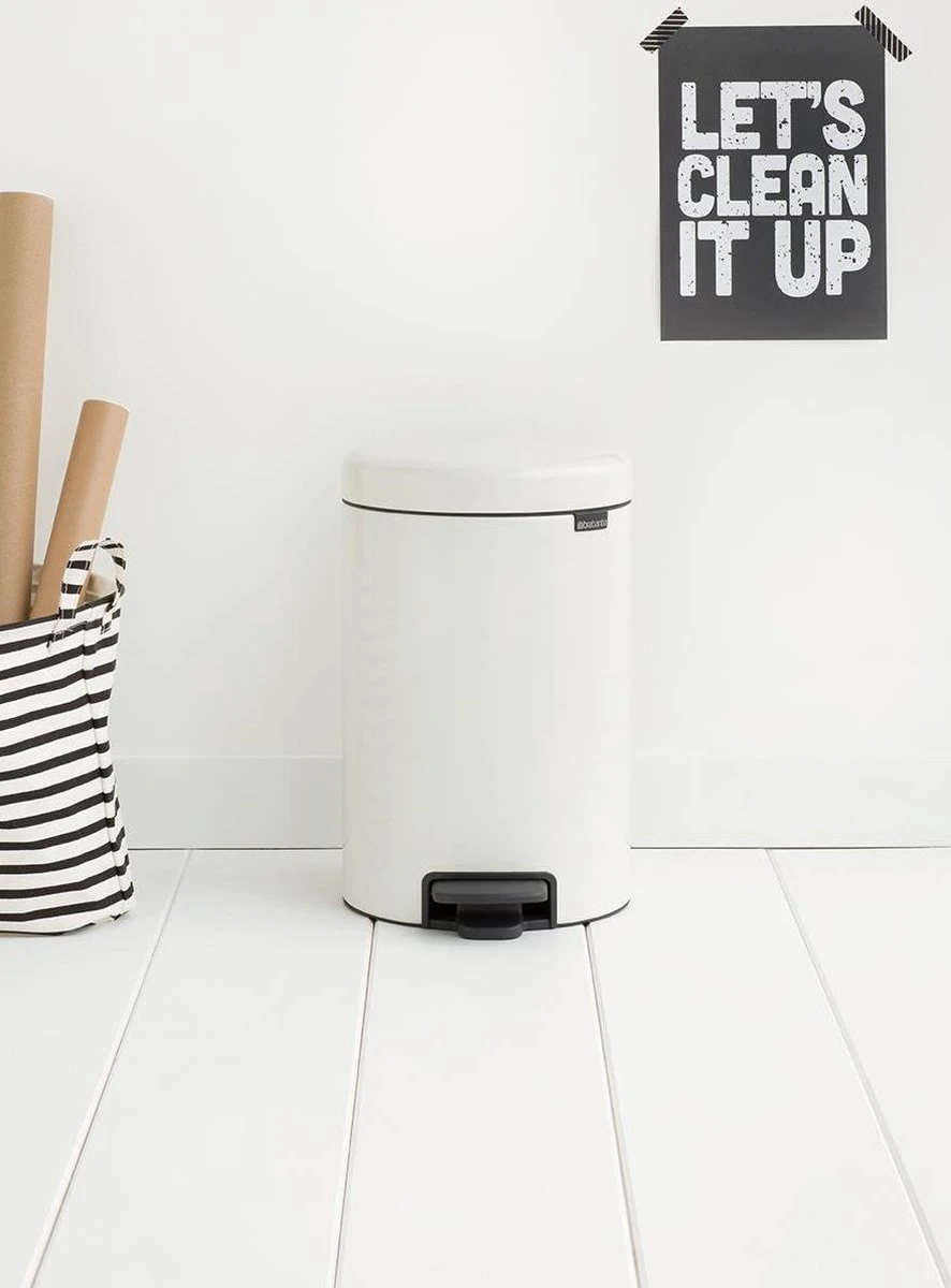 Brabantia NewIcon Prullenbak - 12 L - White 6 Brabantia NewIcon Prullenbak - 12 L - White - Afbeelding 4